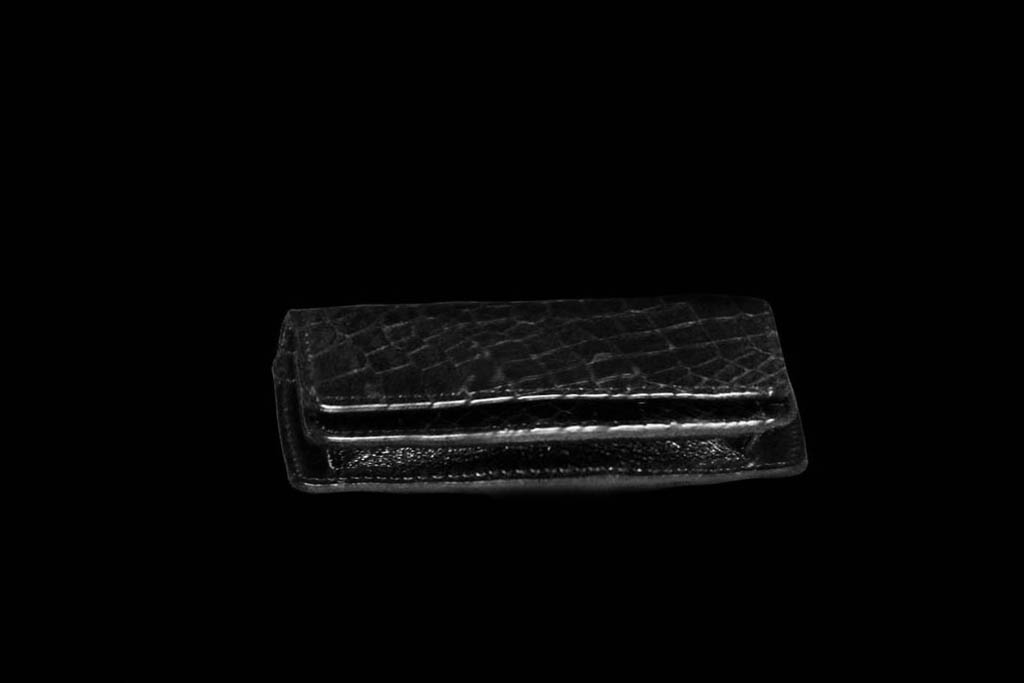 MOBILE PHONE CASE BAG CROCODILE by MJ Genuine Leather, Limited Edition, Horizontal